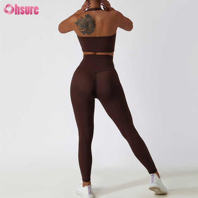 High Waist Butt-lifting Fitness Yoga Leggings Nude Squatproof Outdoor Cycling Running Pants Skin Friendly Workout Tights