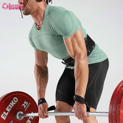 High Quality Polyester Cotton Quick Drying Fitted Muscle t Shirt for Men