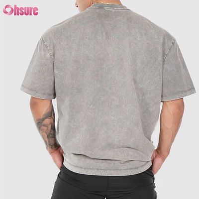 Custom Logo Sports T-shirt Casual Fitted Sleeves Workout  Blank T-Shirt for Men