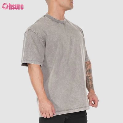 Custom Logo Sports T-shirt Casual Fitted Sleeves Workout  Blank T-Shirt for Men