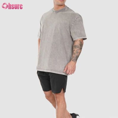 Custom Logo Sports T-shirt Casual Fitted Sleeves Workout  Blank T-Shirt for Men