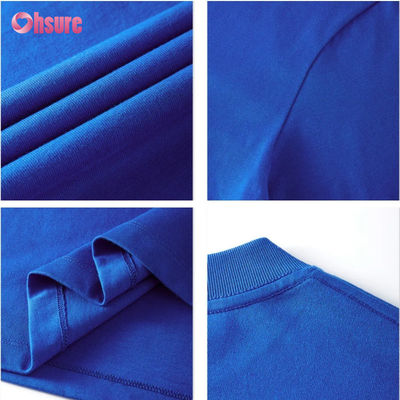 ODM 220 GSM 100 Cotton Plain Short Sleeve Oversized Mens Thick Tshirt Heavyweight Essentials Blank Custom Logo T-shirt Sport