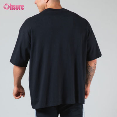 Custom 220 Gsm High Quality Oversized T Shirt Heavy Weight Cotton Custom T Shirt Heavy Cotton Gym Oversized Men T-Shirt Sport