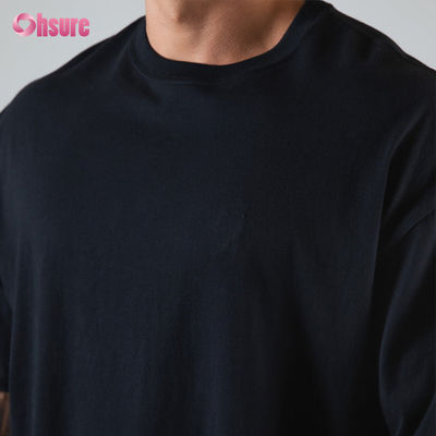 Custom 220 Gsm High Quality Oversized T Shirt Heavy Weight Cotton Custom T Shirt Heavy Cotton Gym Oversized Men T-Shirt Sport