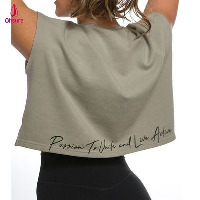 Custom Fashion Women T Shirt Short Sleeve Yoga Wear Women Gym Running Crop Tops Jersey Sportswear Print Casual Pattern Knitted