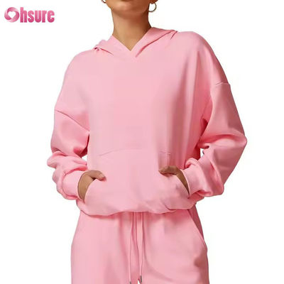 Women's 2 Piece Outfits Sweatsuit Sets Hoodies Wide Leg Sweatpants Tracksuit 2024 Fall Matching Lounge Set