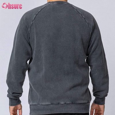Crew Neck Sweatshirts Casual Pullovers Men Hoodies Print High Quality Cotton Fleece Winter Clothes for Men Jersey Fabric Knitted