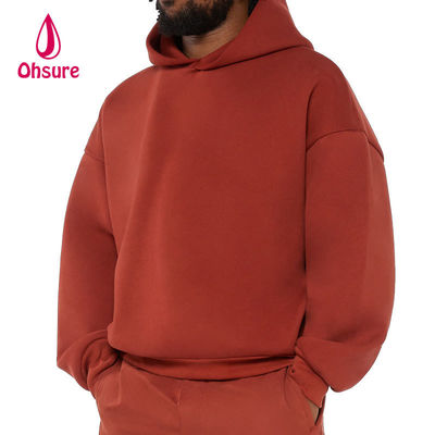 Custom Heavyweight Drop Shoulder Hoodie Manufacturers Blank 100% Cotton Oversized High Quality Men Hoodies