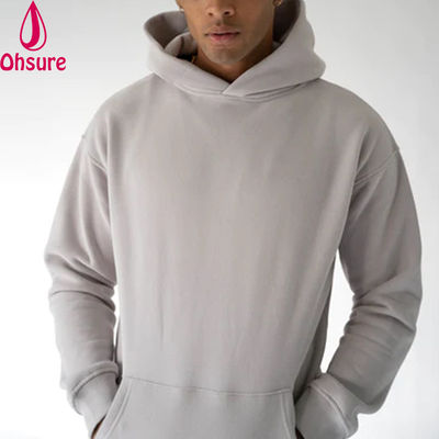 Heavyweight Casual Hoodie High Quality Fleece Hoodie Solid Color Basic Sweatshirts for Men