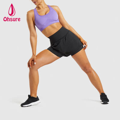 New Arrive Best Selling Gym Shorts Women High Waist High Quality Ladies Gym Shorts Athletic Apparel Women
