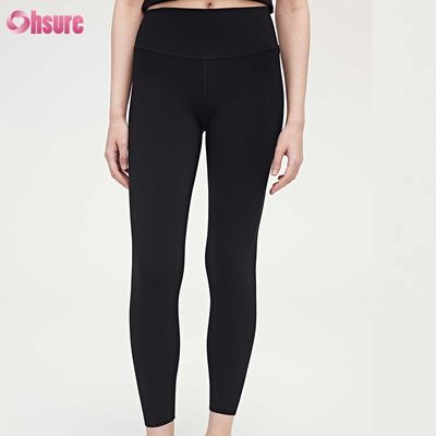 Apparel Four Needle Six Thread Compression Fitness Women Leggings High Waist Slim Full 1 Piece Sportswear Skinny Yoga Pants