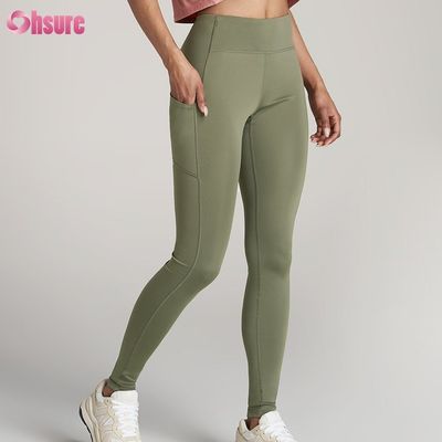 Plus Size Yoga Pants Back Zipper Pocket Moisture Absorbing and Quick Drying Leggings for Women