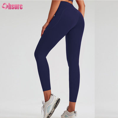 Custom Leggings Gym Wear Multi Colors Classic Yoga Pants Workout Leggings Women Scrunch Yoga Leggings Sportswear Solid Pattern
