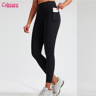 Custom Leggings Gym Wear Multi Colors Classic Yoga Pants Workout Leggings Women Scrunch Yoga Leggings Sportswear Solid Pattern