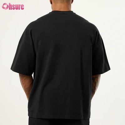 Hot Sale Summer Light Weight Bamboo Fiber Crew Neck Short Sleeve Oversized Boxing t Shirt for Men