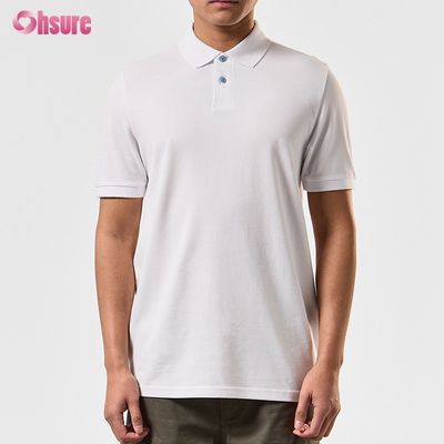 Custom 100% Cotton Customize Printed Men Polo T-shirts Oversize Heavyweight T-shirt Blank