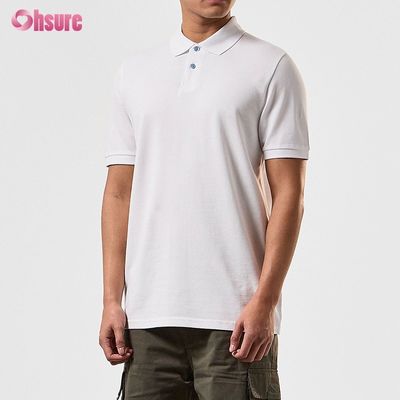 Custom 100% Cotton Customize Printed Men Polo T-shirts Oversize Heavyweight T-shirt Blank