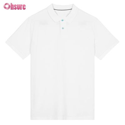 Custom 100% Cotton Customize Printed Men Polo T-shirts Oversize Heavyweight T-shirt Blank