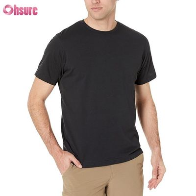 Hot Sale Summer Short Sleeve Workout O-neck Blank Knitted t Shirt for Men