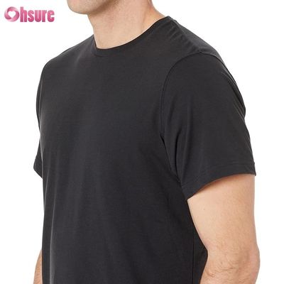 Hot Sale Summer Short Sleeve Workout O-neck Blank Knitted t Shirt for Men