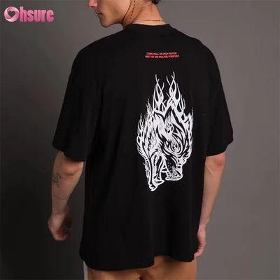 Oversize 300GSM Heavyweight T-shirt Blank Custom 100% Cotton Customize Printed Women T-shirts