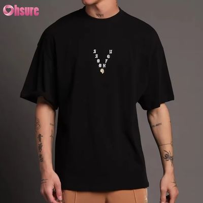 Oversize 300GSM Heavyweight T-shirt Blank Custom 100% Cotton Customize Printed Women T-shirts