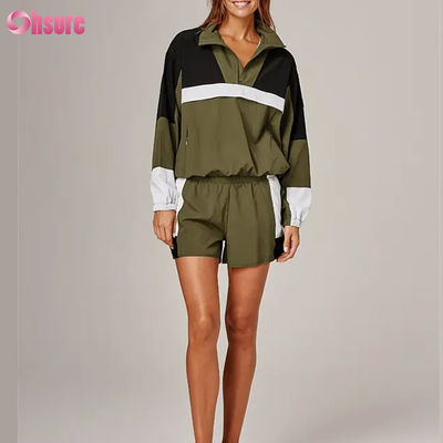 High Quality Women's Multicolor Sports Rain Jacket Vintage Style Windproof Hooded Knitted Fabric for Cycling Running Outdoor