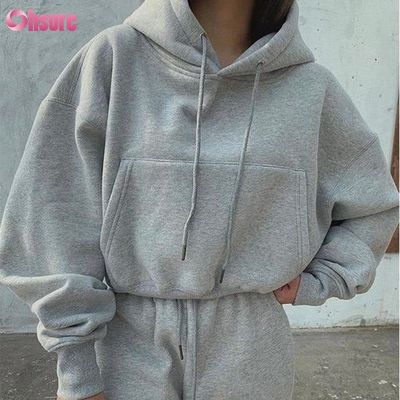 Print Heavy Weight Cotton Women Hoodies Custom Logo Custom Plain Sweatshirt Stand Collar Zip-up Cropped Top