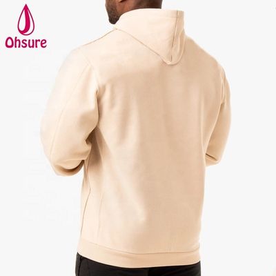 Wholesale Sports Wear Athletic Hoodies Men Custom Fitness Pullover Sweatshirts Breathable Gym Oversized Fleece Hoodie Printed
