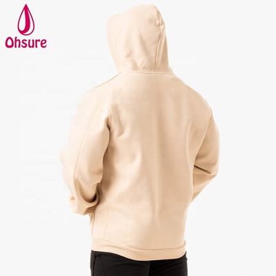 Wholesale Sports Wear Athletic Hoodies Men Custom Fitness Pullover Sweatshirts Breathable Gym Oversized Fleece Hoodie Printed