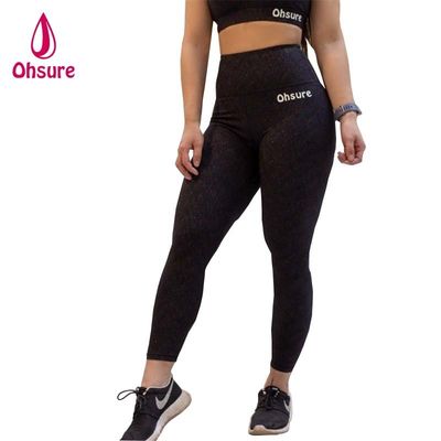 Women's Scrunch Bum Gym Leggings Elastic Waist Sports Tight Fitness Activewear with Solid Pattern Yoga Pants