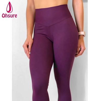 High Quality Women Compression Gym Tights Scrunch Butt Workout Leggings Custom Yoga Leggings High Waist Yoga Pants Nylon Spandex
