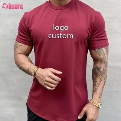 Gym Clothes Short Sleeve Sportswear Latest T Shirt Designs for Men Printed T-shirts