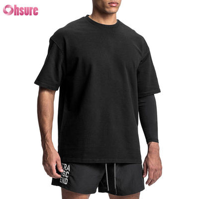 High Quality Blank Cotton Vintage Washed T-shirt OEM Gym Sports Oversized Men's T-shirt