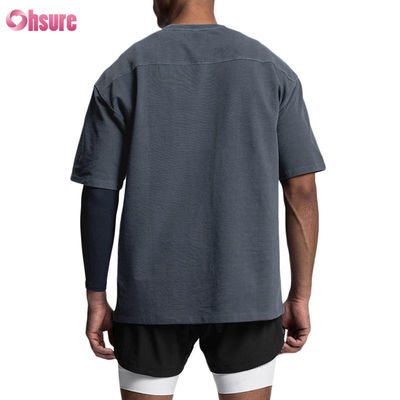 High Quality Blank Cotton Vintage Washed T-shirt OEM Gym Sports Oversized Men's T-shirt