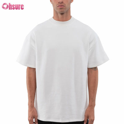 High Quality Washed Vintage Cotton Loose Fit Dropped Shoulder Heavyweight Custom Printed logo Oversized T-shirt