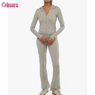 Custom High Quality Fitness Crop Active Full-zip Workout Jacket With Pocket Side for Women