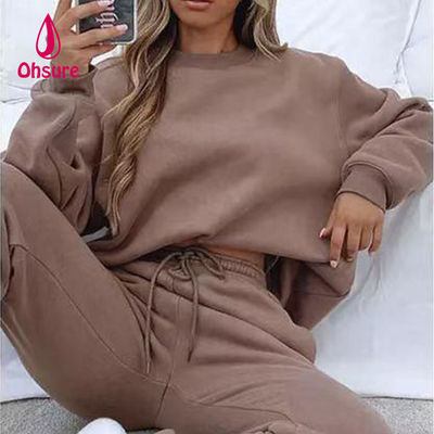 Hoodie Sweatshirts Sweatpants Jogger Tracksuit Print Logo Unisex Sweatsuit Loose Ohsure and Leisure Casual Autumn for Women