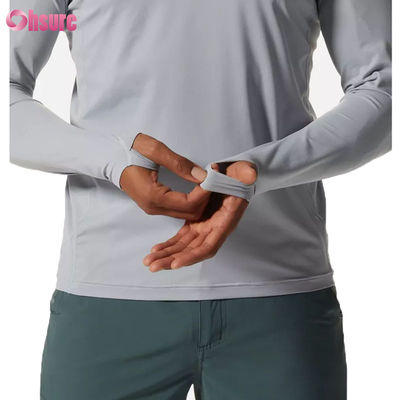 Custom  Men's Sports Long Sleeve T-shirt Gym Running  Close-fitting Sweat Absorption Top