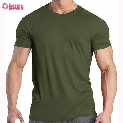 High Quality Printed Men's Graphic 95 Cotton 5 Spandex Compression T-shirt Elastic Stretch Breathable Gym Short Sleeve T-shirt
