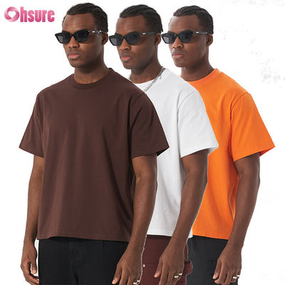 High Quality 100% Cotton Blank T-shirts Wholesale Heavyweight Oversized Tshirt Printing Custom Men's T Shirt