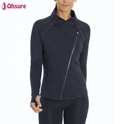 Custom Zipper Top Coat Printed Sports Jacket Women Designer Casual Track Suit Gym Yoga Wear Unique Jacket Umper