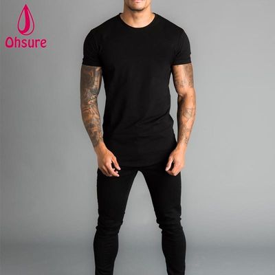Design Mens Sports T Shirts Wholesale Custom New Athletic Short Sleeve Gym Running Blank Casual Print Pattern Knitted Blank Tees