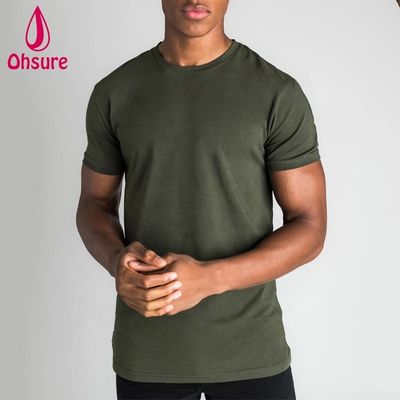 Custom Short Sleeve Cotton Men's Tshirt Male Sports Wear Casual t Shirt Workout Running Clothing Man
