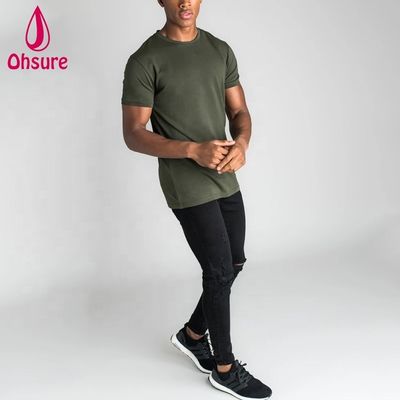 Custom Short Sleeve Cotton Men's Tshirt Male Sports Wear Casual t Shirt Workout Running Clothing Man