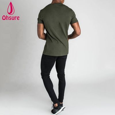 Custom Short Sleeve Cotton Men's Tshirt Male Sports Wear Casual t Shirt Workout Running Clothing Man