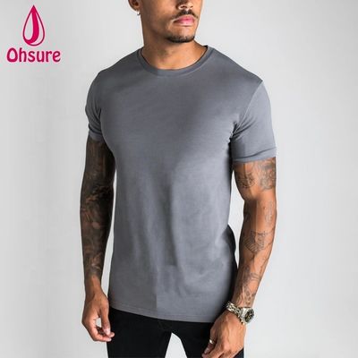 Custom Short Sleeve Cotton Men's Tshirt Male Sports Wear Casual t Shirt Workout Running Clothing Man
