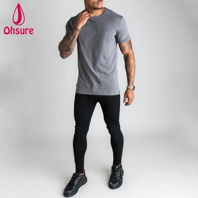 Custom Short Sleeve Cotton Men's Tshirt Male Sports Wear Casual t Shirt Workout Running Clothing Man