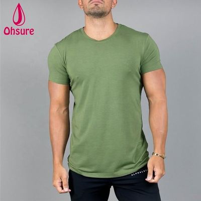 Custom Printing Sports Short Sleeve Mens Workout Gym T Shirt Fitness Gym Compression Black Casual Print Pattern Knitted OEM
