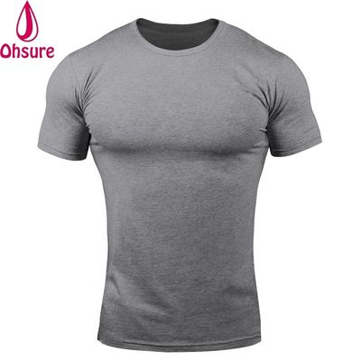 Gym Sport Shirt Men Fitness Running T-shirt Man Dry-fit Short Sleeve Training T Shirt Mens